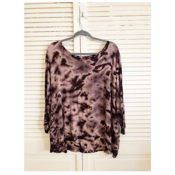 Rachel Pally Purple Tie Dye Oversized Top - Picture 1 of 7